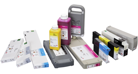 Wide format digital inks for Roland, Mimaki, Durst, Agfa, Mutoh, Epson, Canon and HP printers